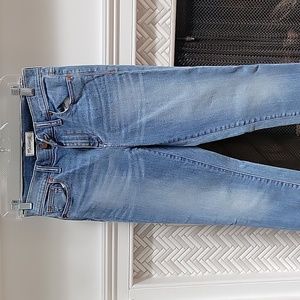 Madewell jeans 28 high riser hipster crop